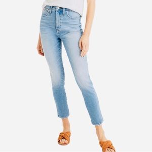 Madewell 10" High-Rise Skinny Crop Jean- Light Wash- Size 31P (Petite)